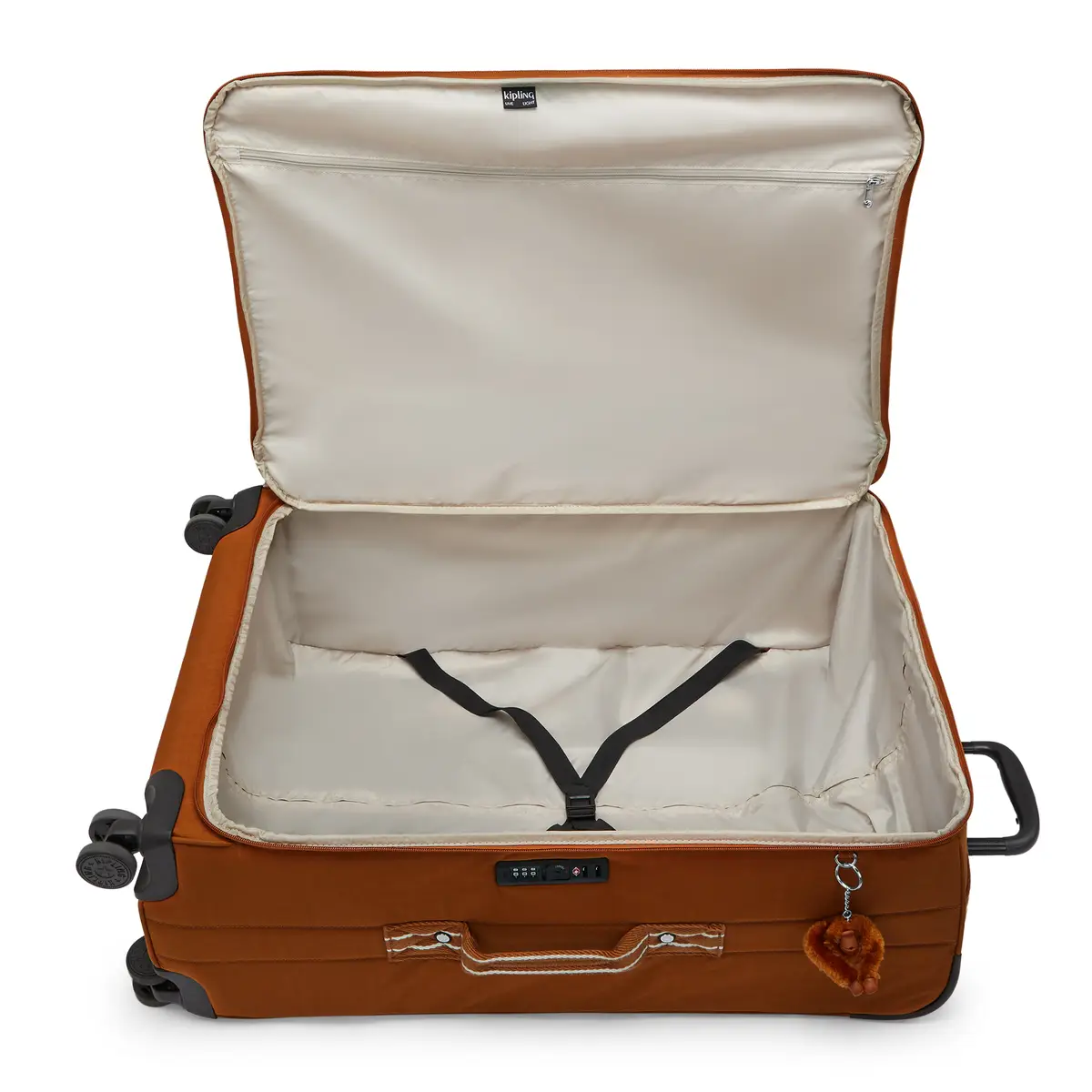 KIPLING - מזוודה גדולה מבד JET L – KI9556TX5 – stylish-mokka – 2