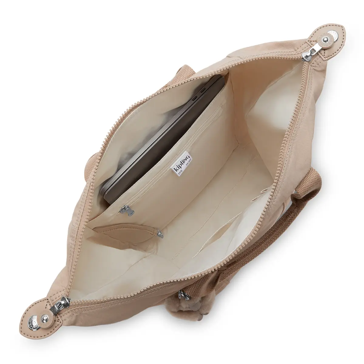 KIPLING - תיק גב למחשב 15" NEW ART BACKPACK – KI9651J00 – tan-beige – 2