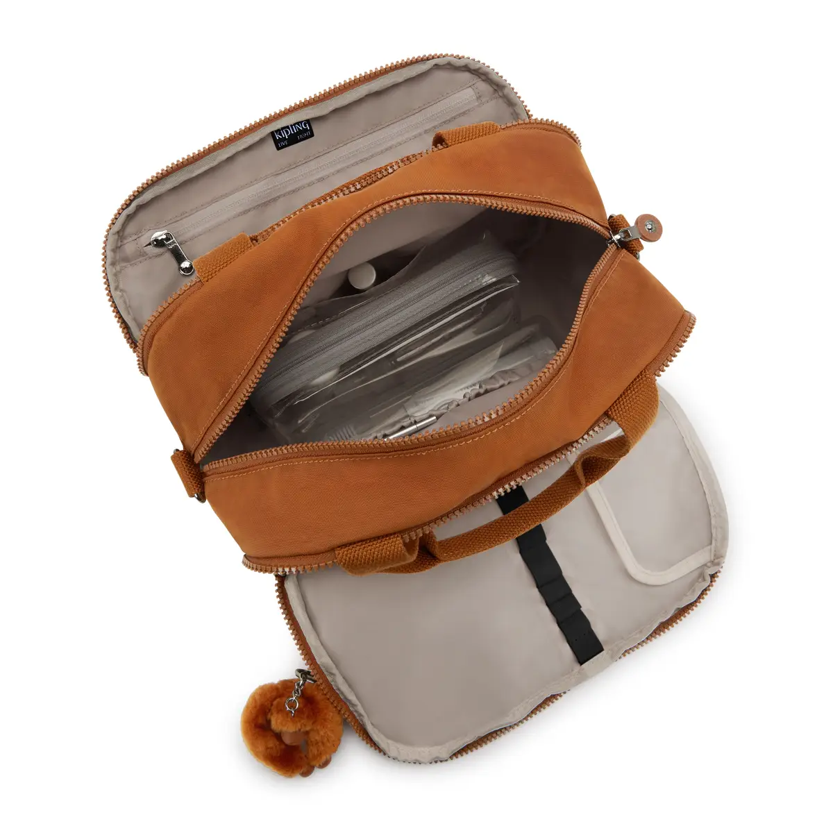 KIPLING - תיק רחצה גדול BEACHPALM M – KI9734TX5 – stylish-mokka – 3