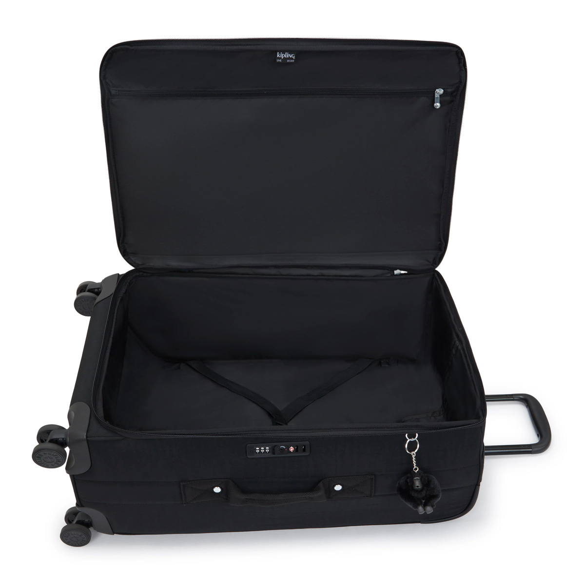 KIPLING - מזוודה בינונית מבד JET M – KI9749P39 – black-noir – 2