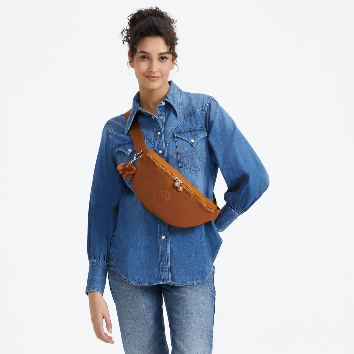KIPLING - פאוץ׳ בינוני MACI – KI9801TX5 – stylish-mokka – 4