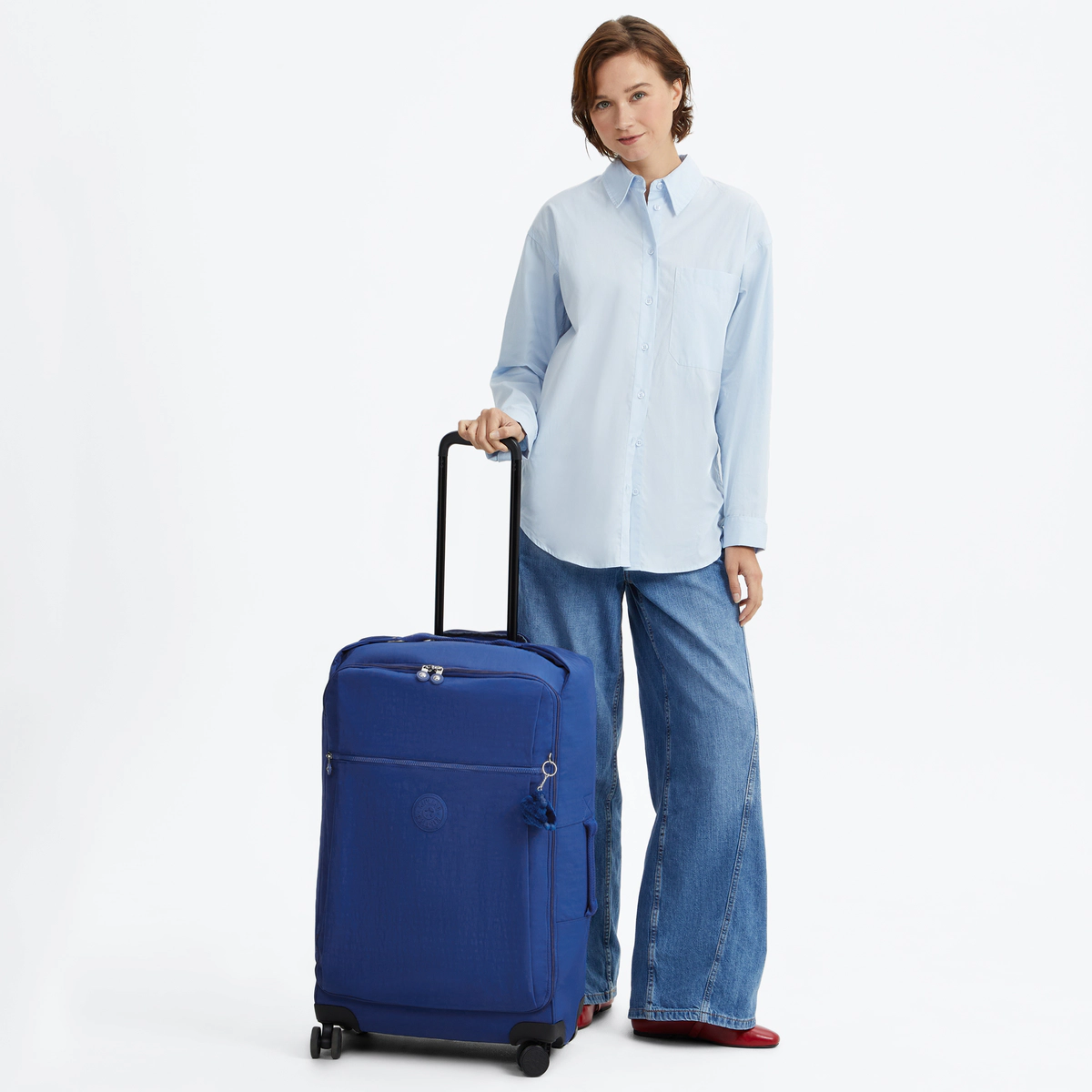 KIPLING - מזוודה בינונית מבד DARCEY UP M – KI9815IV0 – blazing-blue – 5