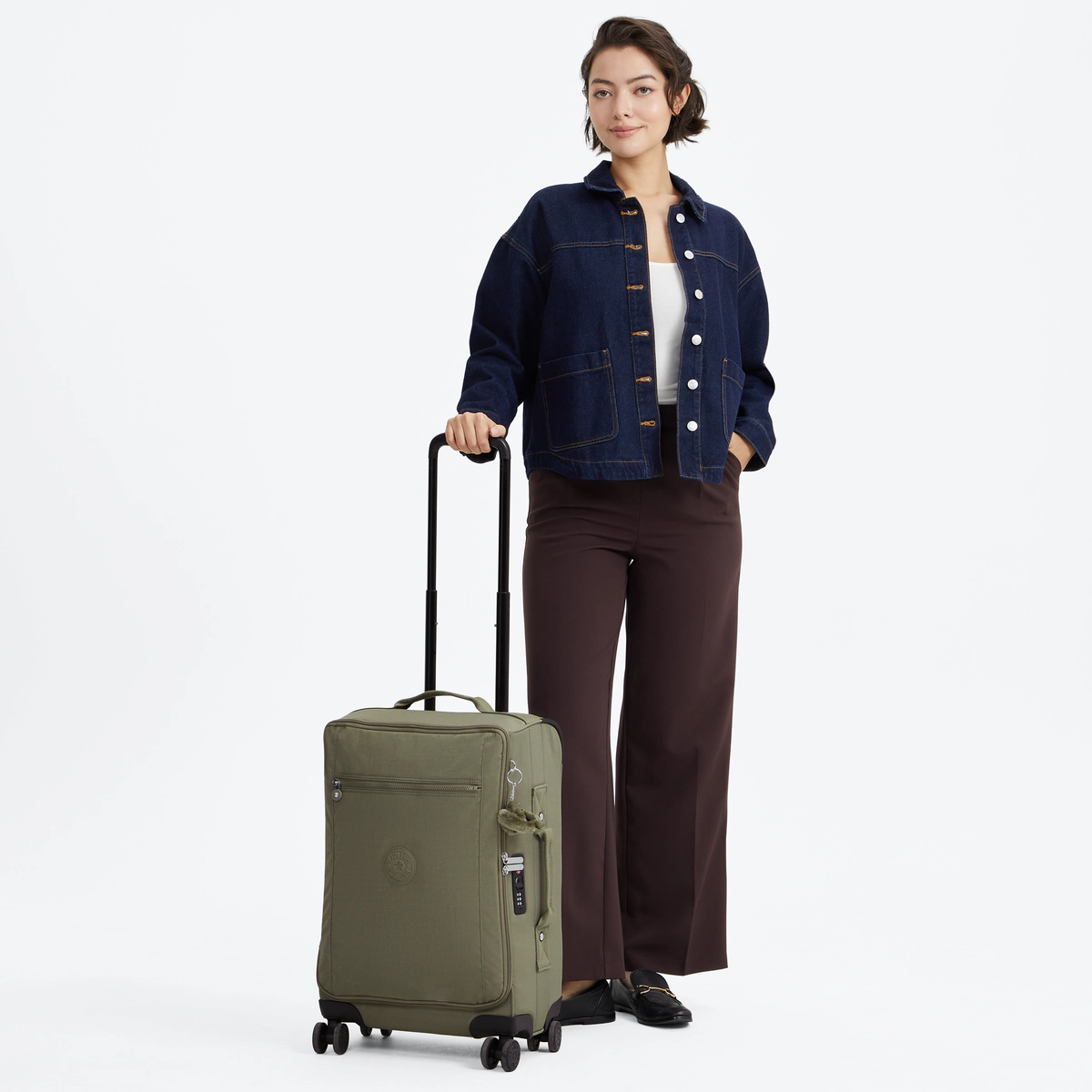 KIPLING - מזוודה מבד לעליה למטוס JET S – KI9872RW4 – almost-sage – 5