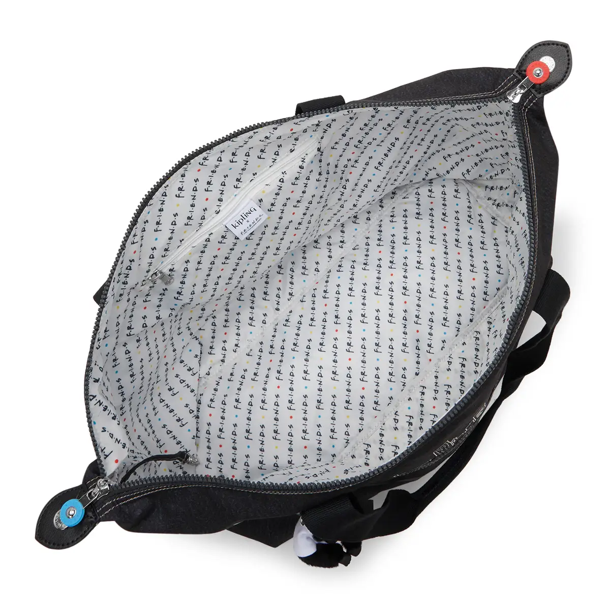 KIPLING - תיק נשיאה גדול ART M FRIENDS – KIA7G3FR9 – skyline-black – 2