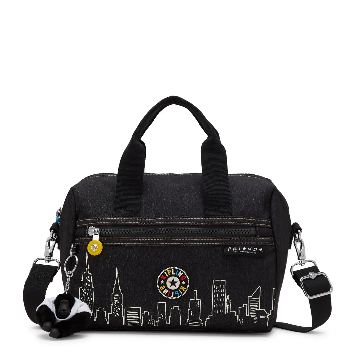 KIPLING - תיק יד בינוני BINA M ZIP – KIA7V7FR9 – skyline-black – 1