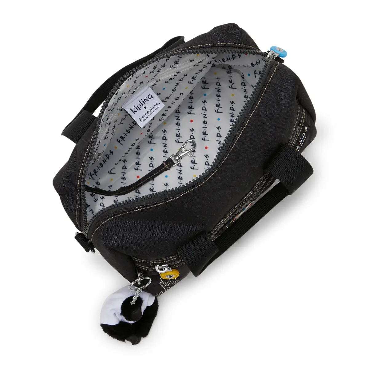 KIPLING - תיק יד בינוני BINA M ZIP – KIA7V7FR9 – skyline-black – 2